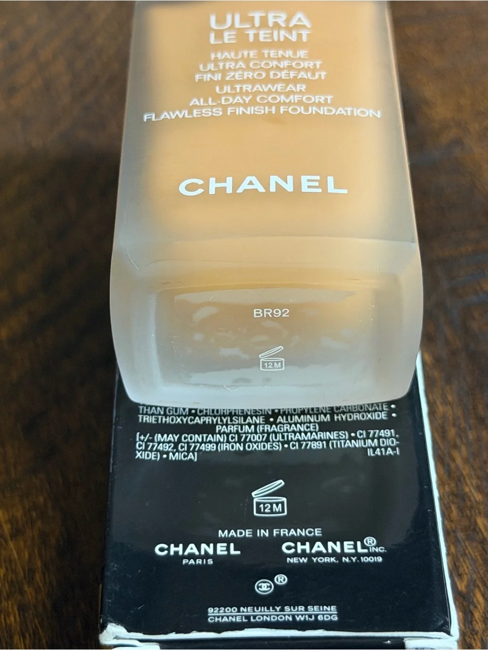 CHANEL Ultra Le Teint Foundation in Creamy Beige (BR92)
